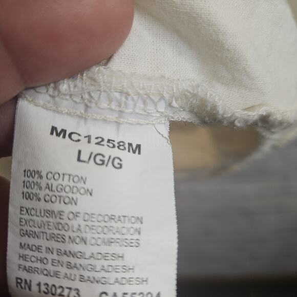 Vintage Wrangler Shirt Mens Large Pearl Snap Brushpopper Aztec Western Ivory - Picture 9 of 9